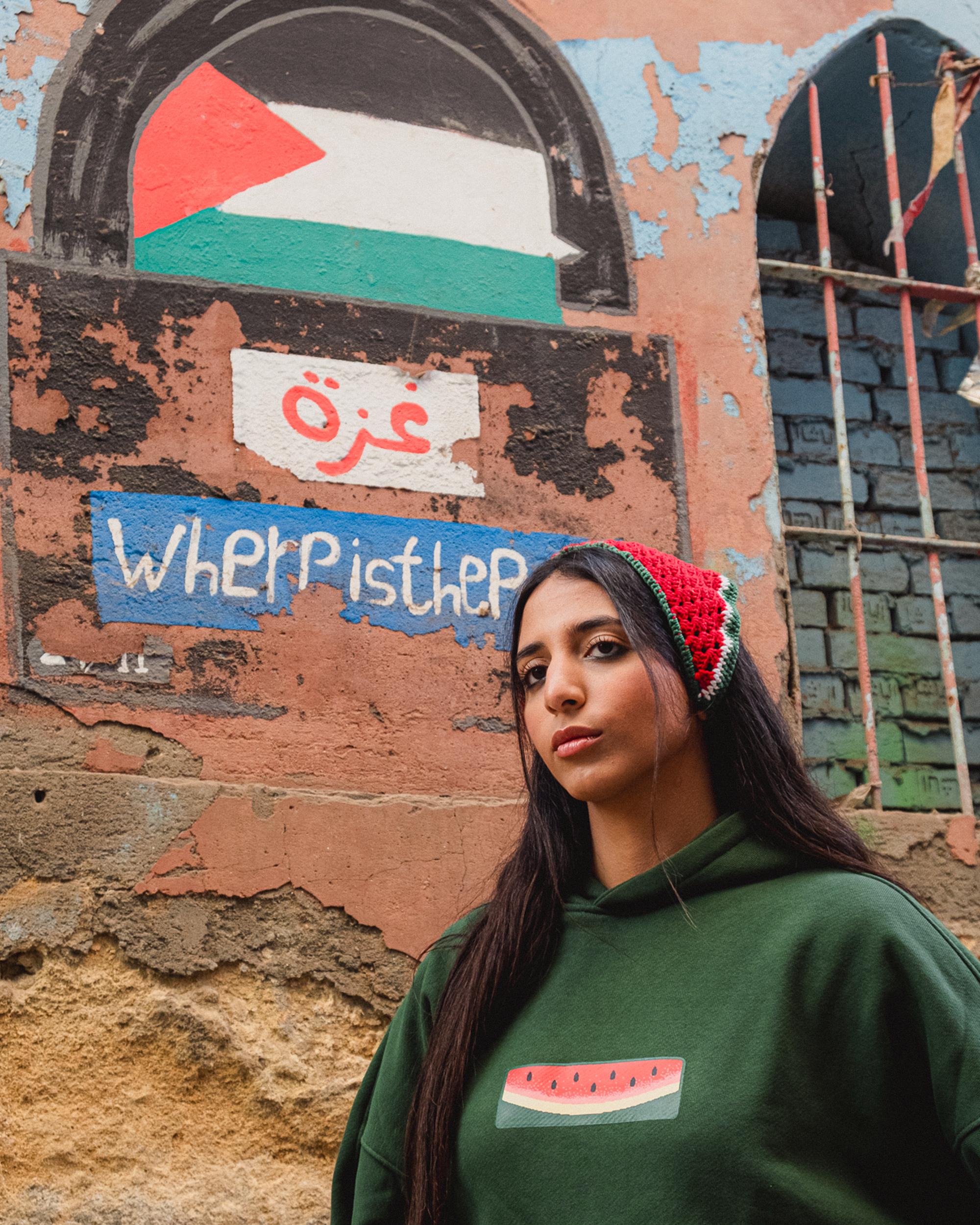 Watermelon Crochet Bandana