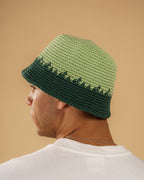 Handmade Crochet Bucket Hat - Green